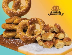 Image of Amish Pretzel Co. pretzels and pretzel bites